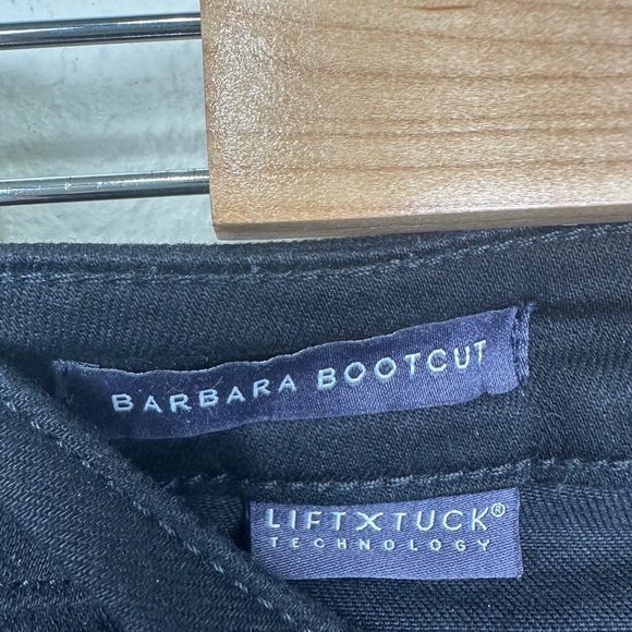 NYDJ Barbara Bootcut Jeans- Black, Petite 6 - Picture 3 of 7